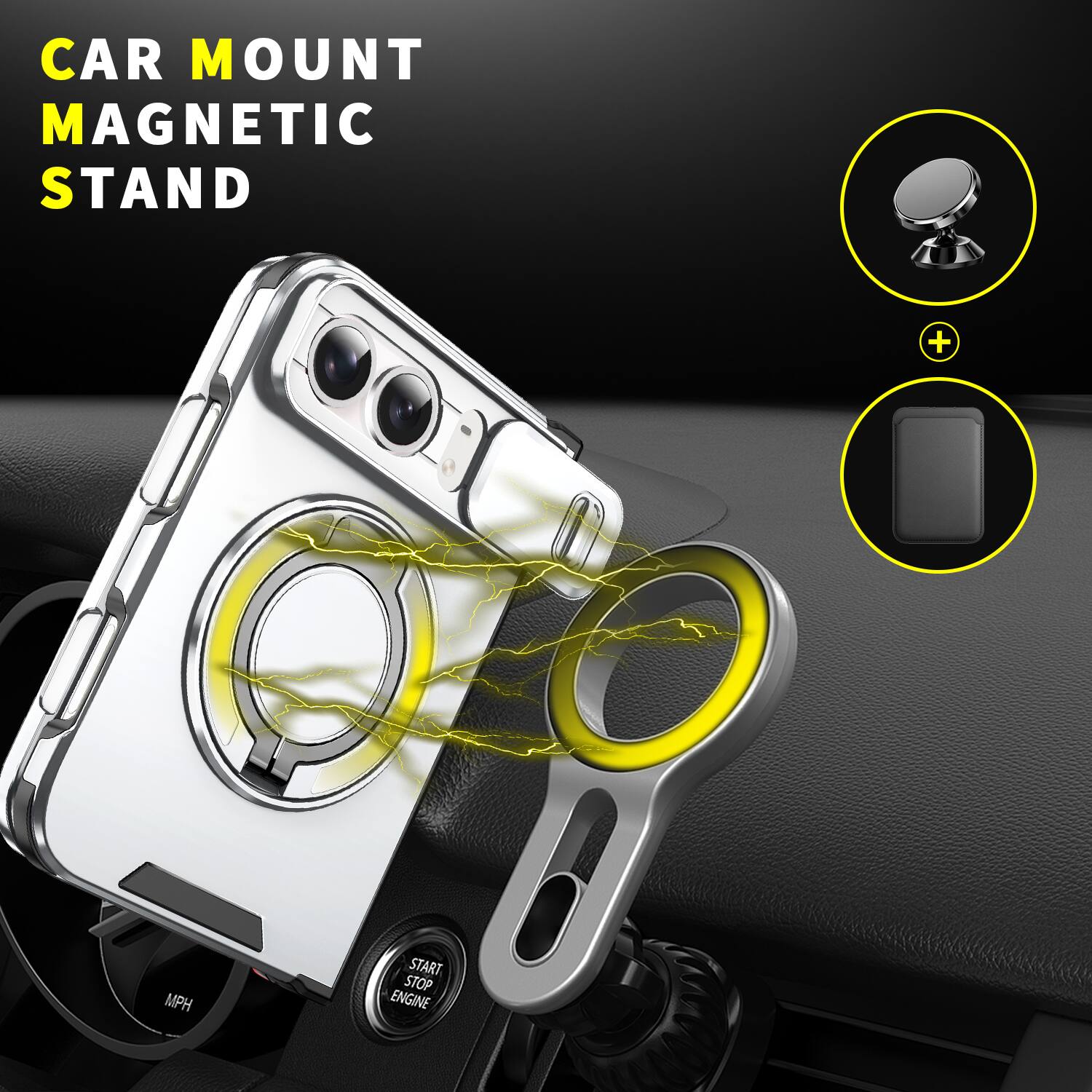 CAR MOUNT MAGNETIC STAND

MPH

START STOP ENGINE