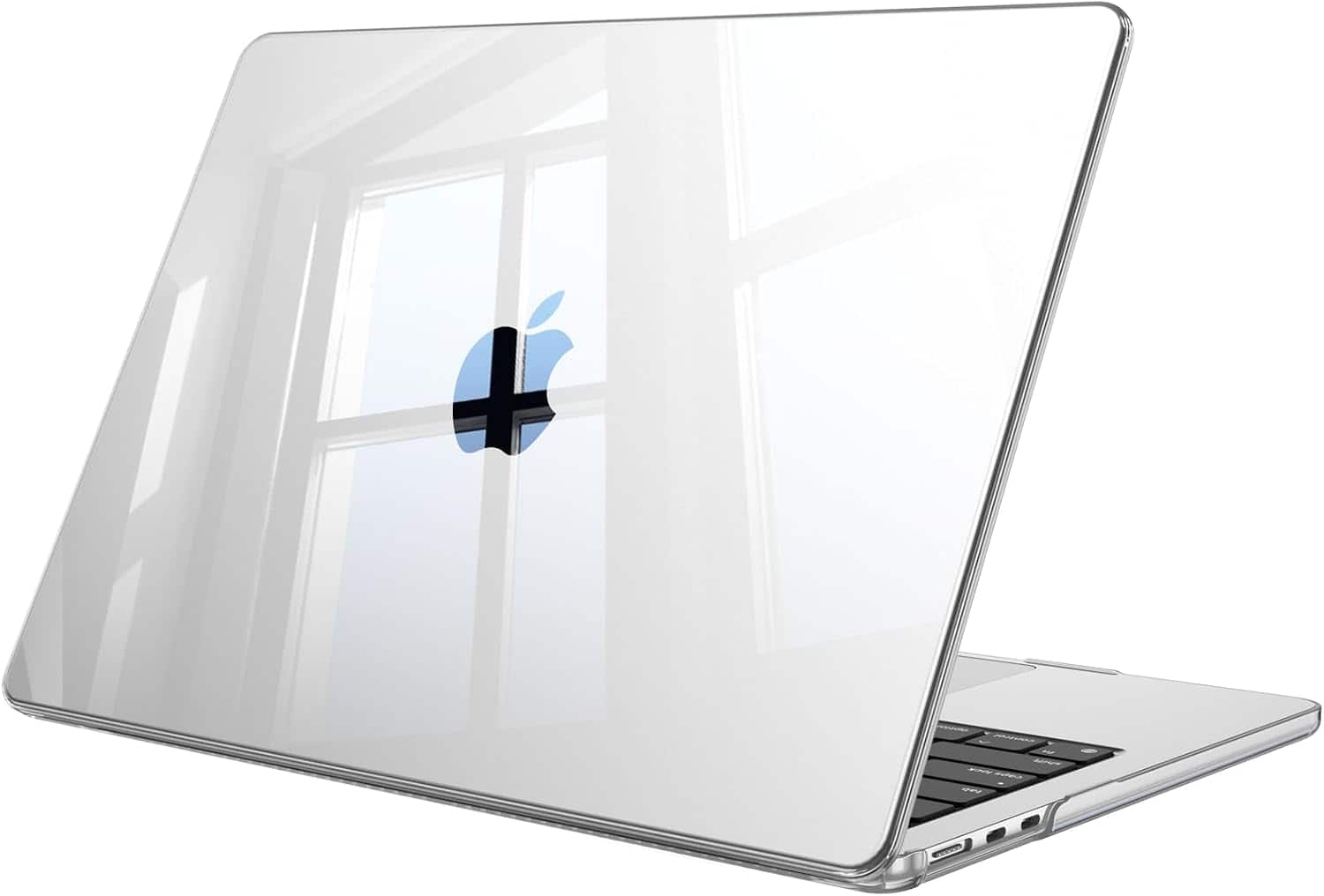 Fintie - Case for MacBook Air 13 Inch A2681 A3113 A3240 A3449 with M2 M3 M4 M5 Chip (2022-2026 Release) Snap On Hard Shell Cover - Crystal Clear