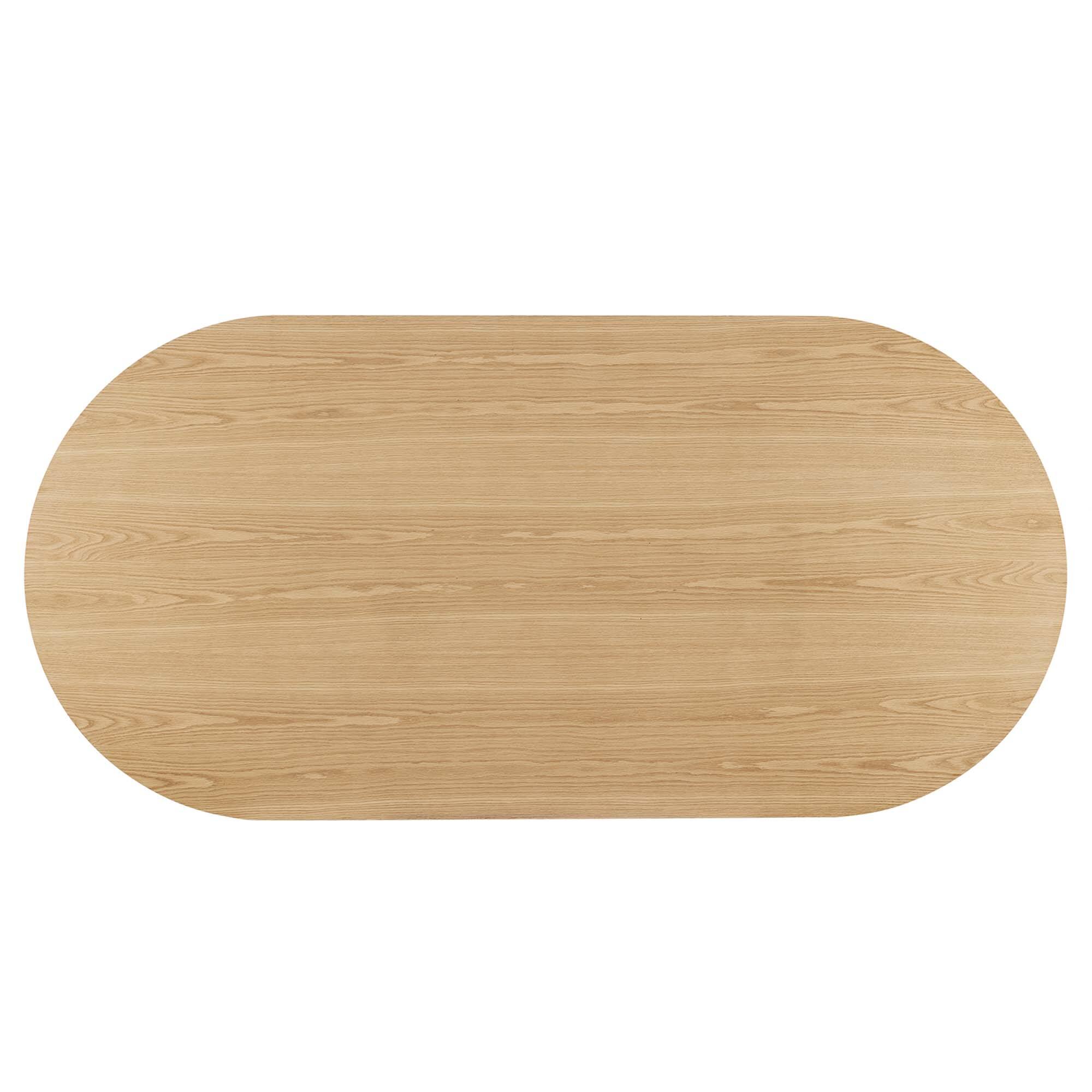 Alt View 5. Modway - Senja 95" Oval Dining Table by Modway - Oak.