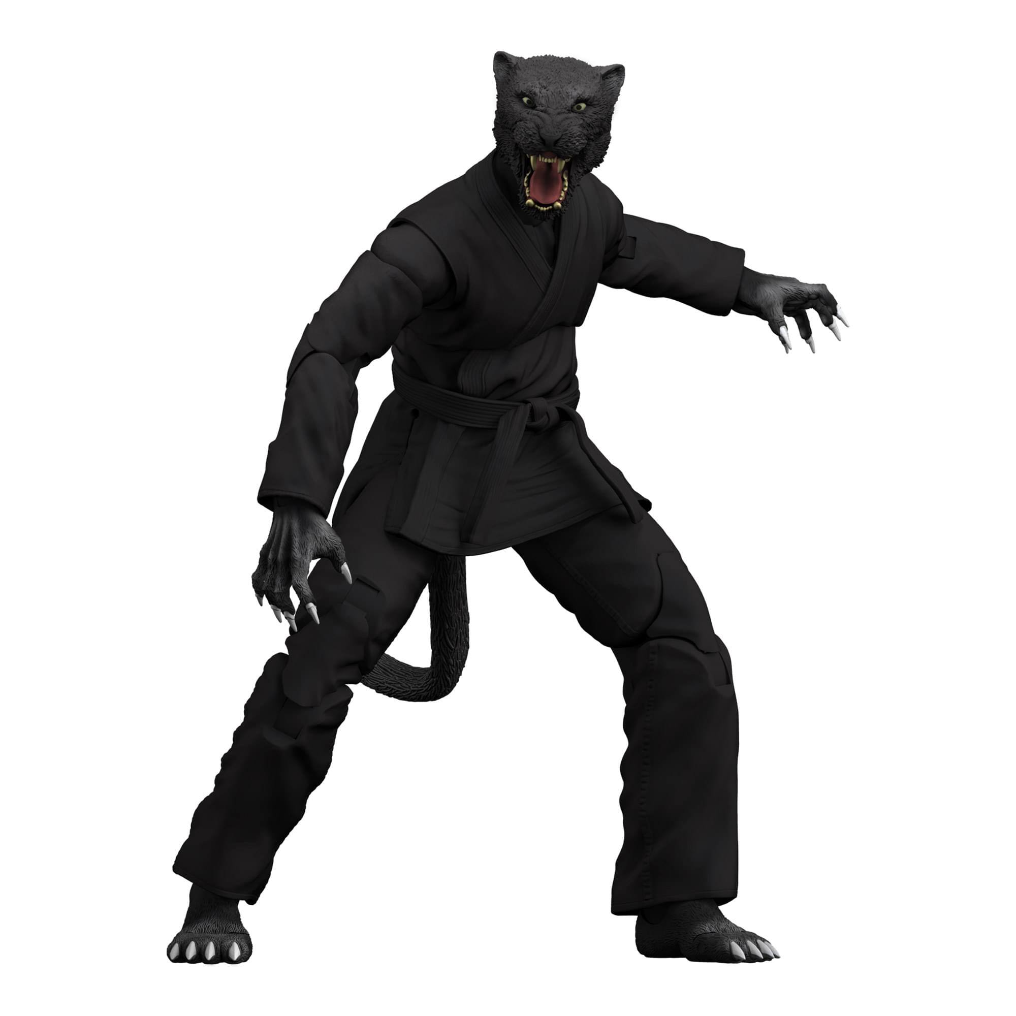 Alt View 10. Icon Heroes - Zoo Jitsu Fighters 6 Inch Action Figure | Paulo the Panther with Black Gi - Black.