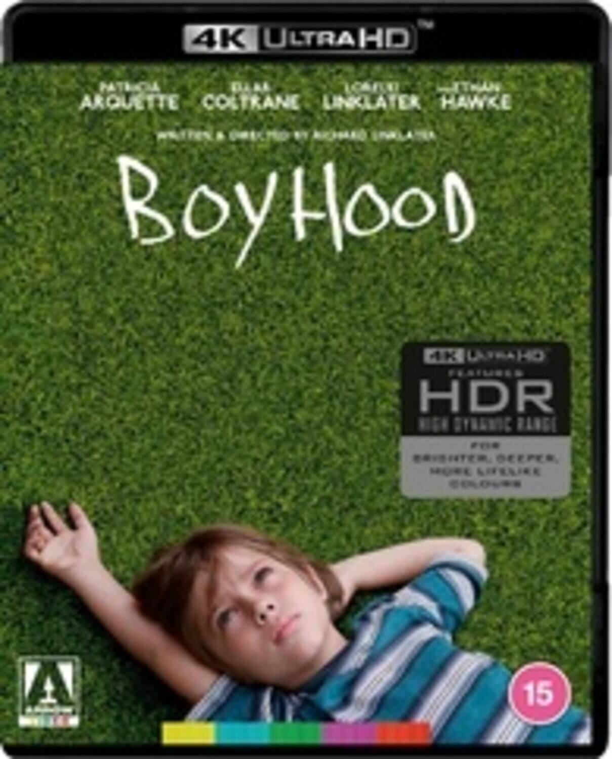 Front. Boyhood   - 4K Blu-Ray.
