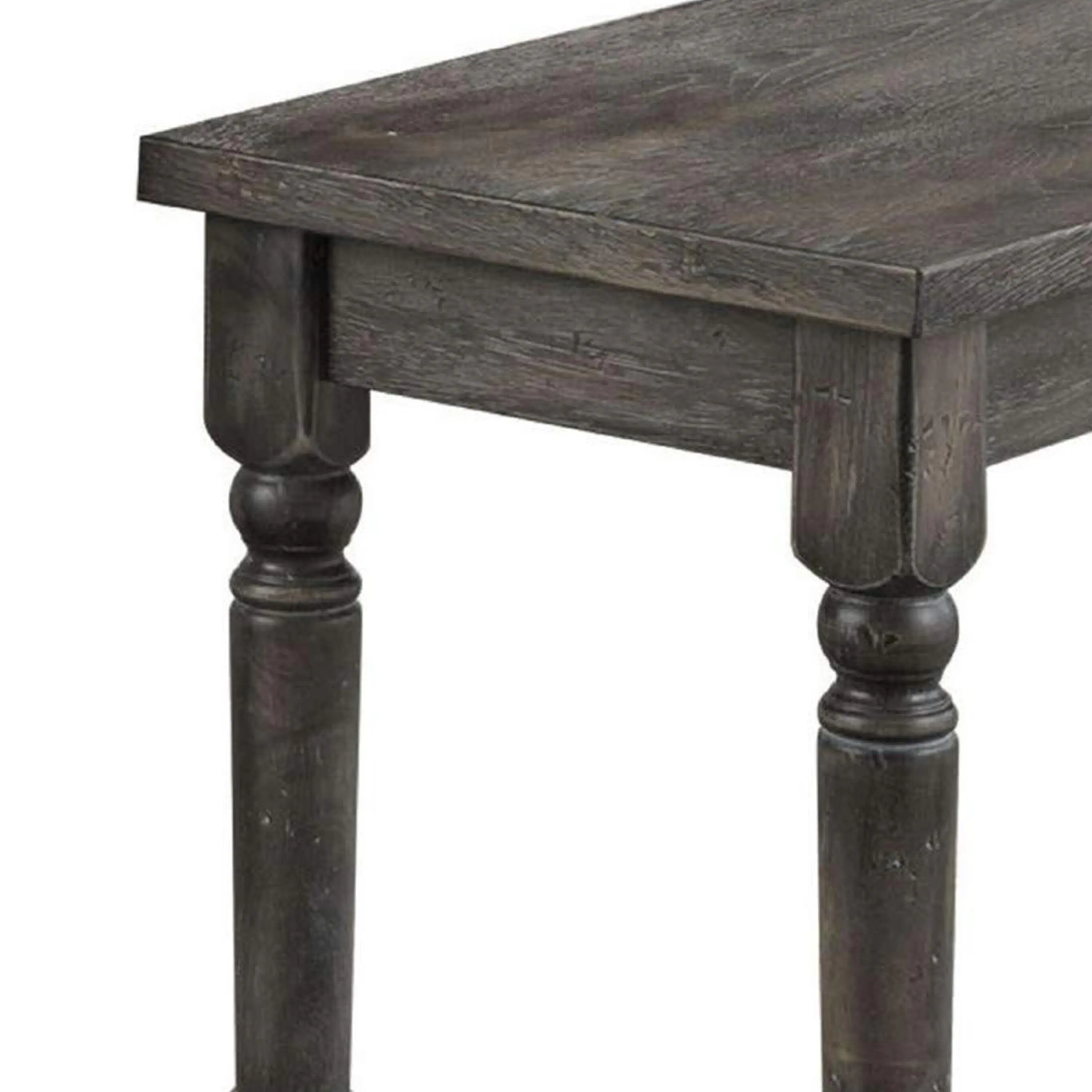 Alt View 1. Manhattan Lane - Weathered Lookinhg Dining Table - Gray.