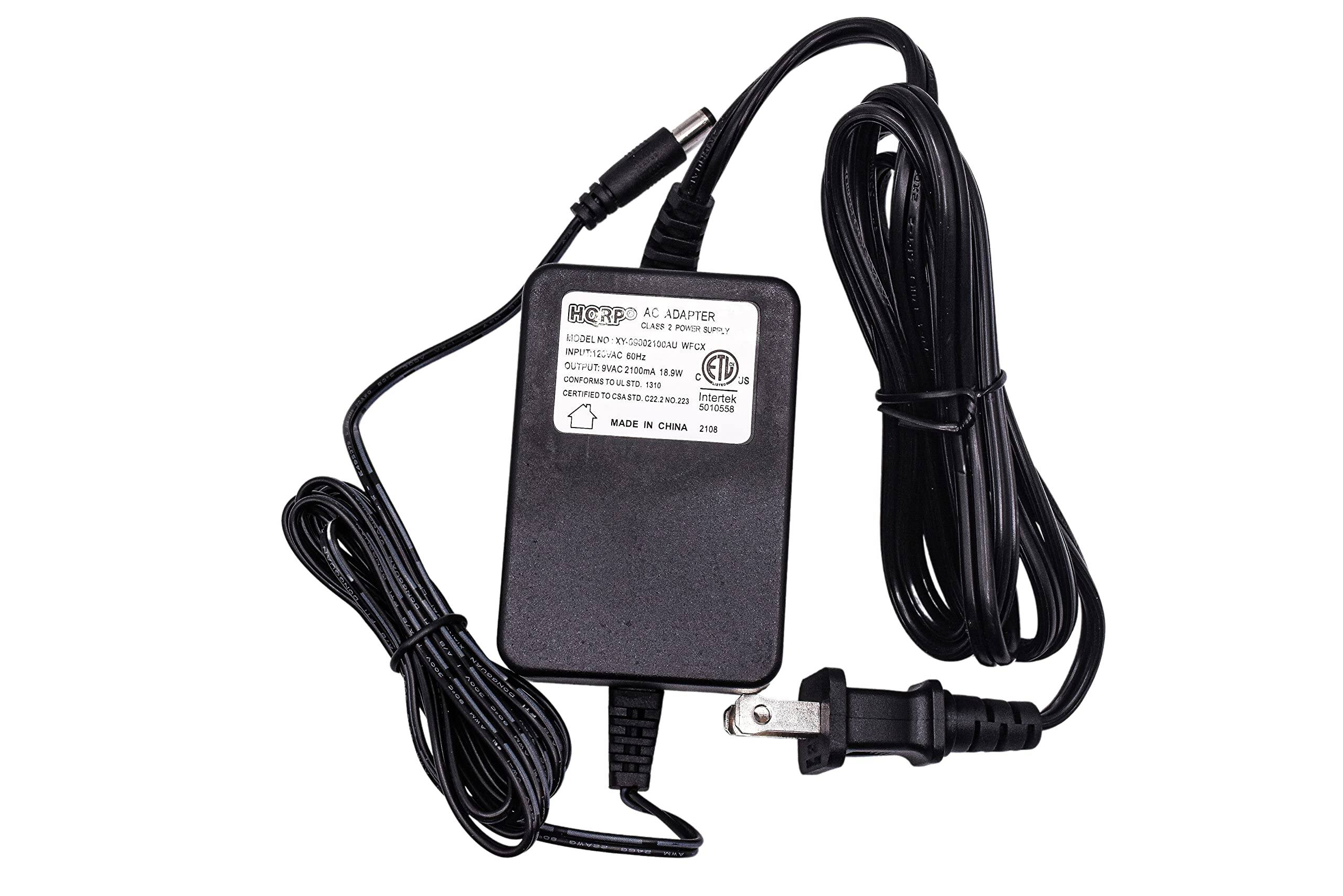 HCRP AC ADAPTER CLASS 2 POWER SUPPLY MODEL NO: XY-G0002100AU WFCX INPUT: 120VAC 60Hz OUTPUT: 18VAC 2100mA 18W ETD CONFORMS TO UL 1310 CERTIFIED TO CSA STD C22.2 NO. 233 Intertek NO: 5010558 MADE IN CHINA 2108