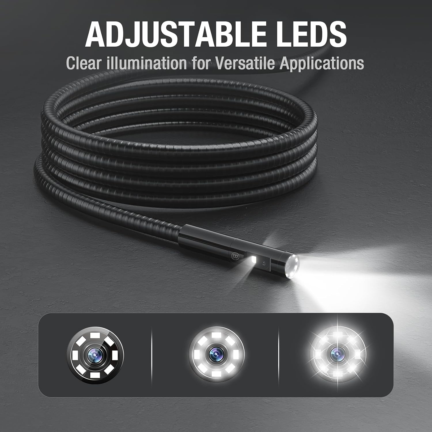ADJUSTABLE LEDs  
Clear illumination for Versatile Applications