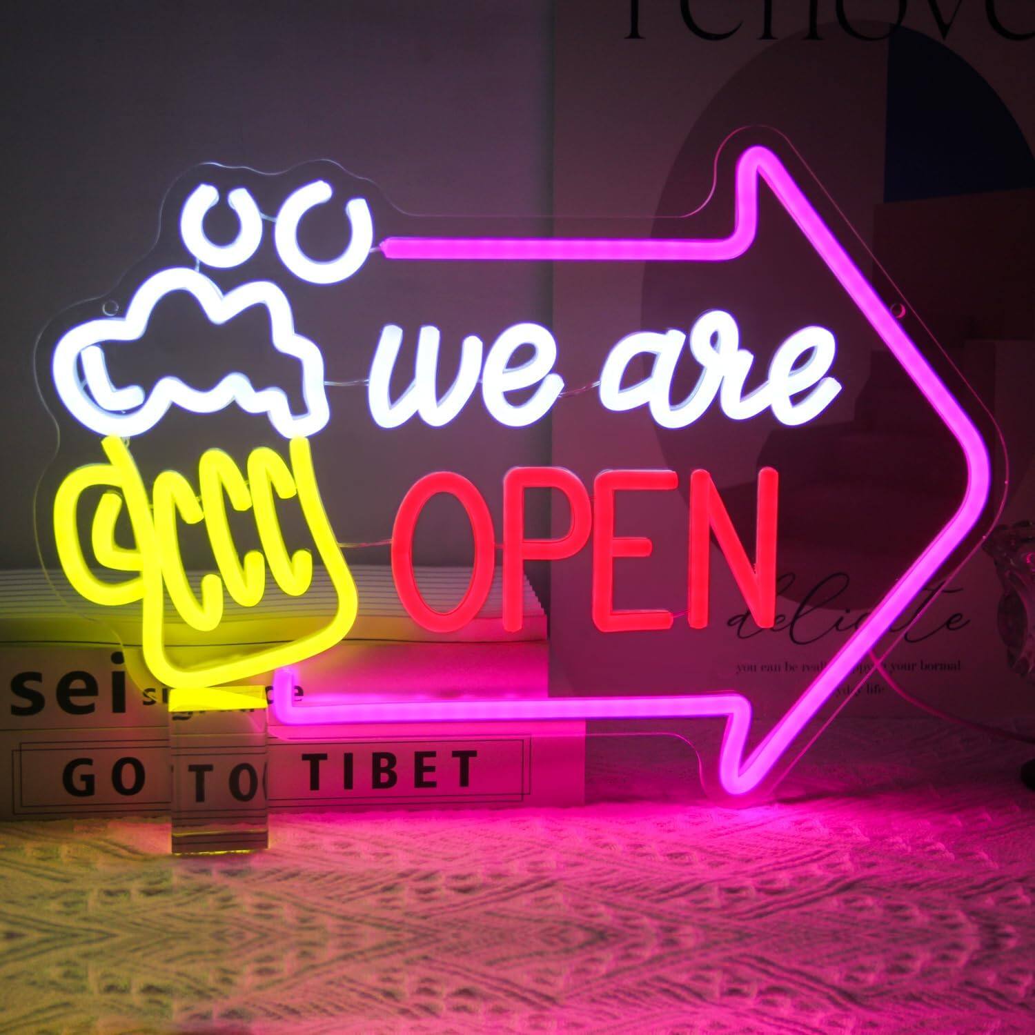 We are OPEN  
seis  
GO TO TIBET