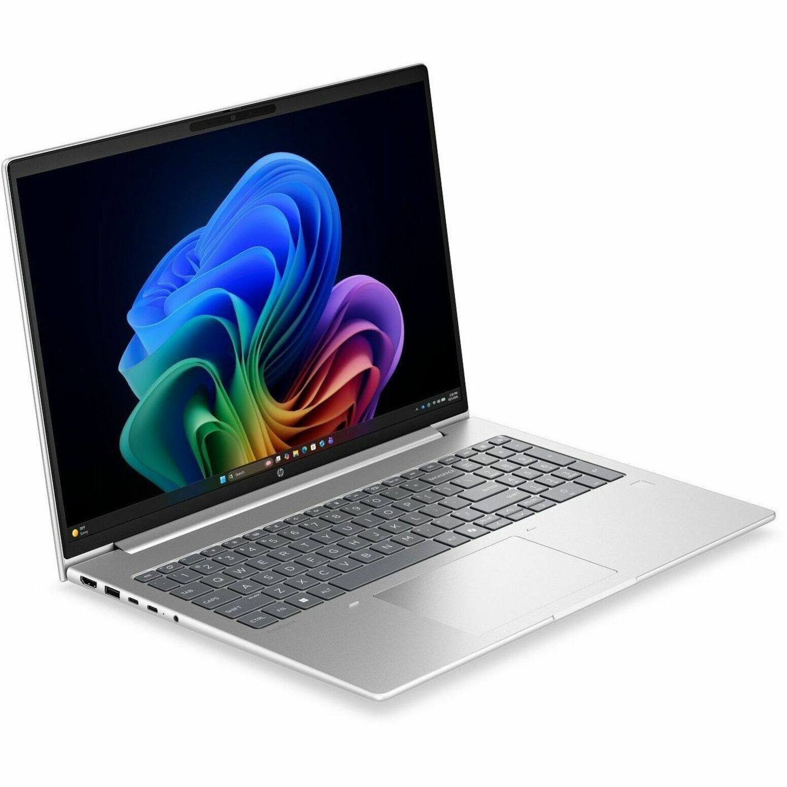 Alt View 17. HP - ProBook 4 G2a 16" IPS 1920 x 1200 (WUXGA) Laptop - AMD Ryzen AI 7 with 16GB Memory - 512 GB SSD - Pike Silver Aluminum, Gray.