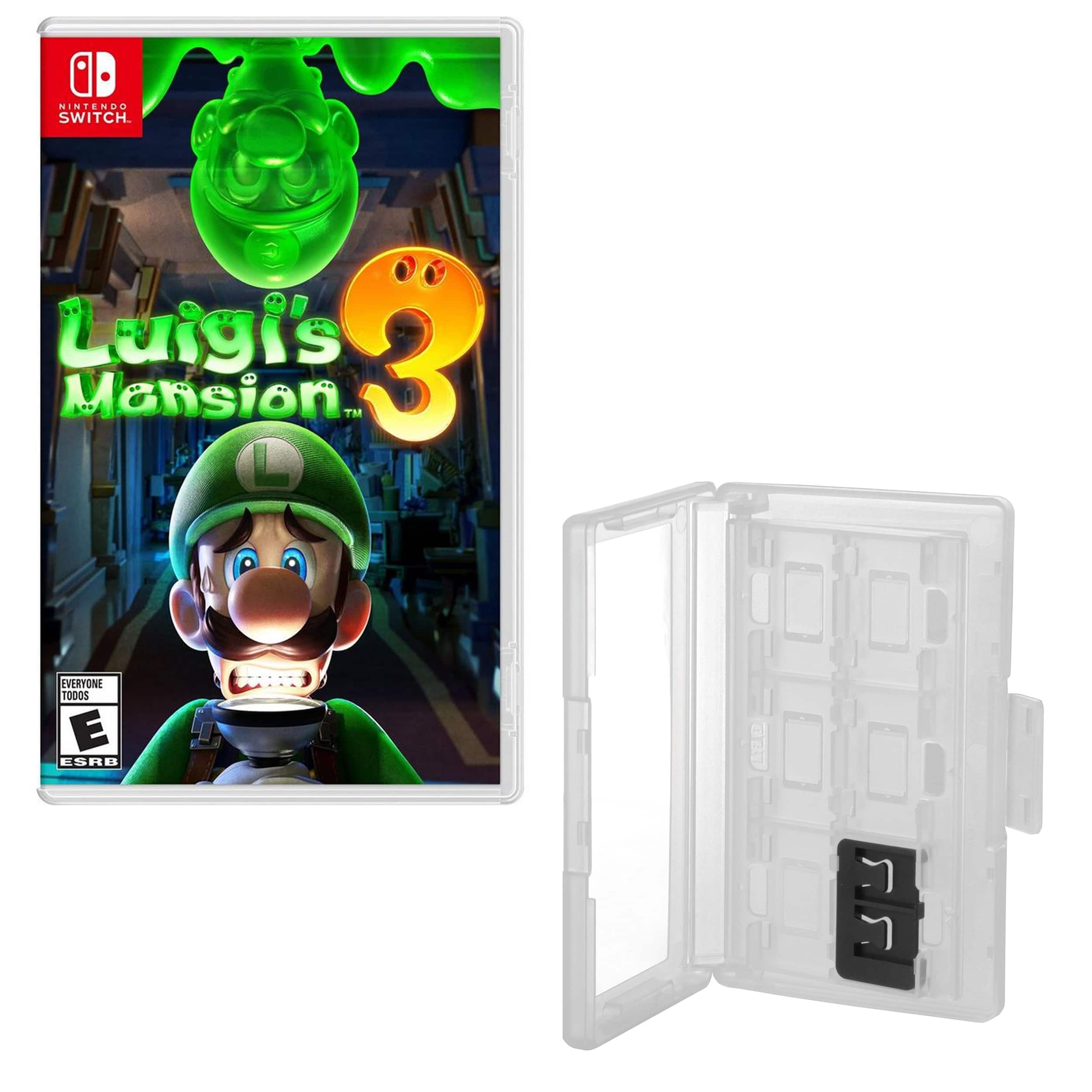 Hard Shell 12 Game Caddy, Luigis Mansion for Nintendo Switch - Nintendo Switch