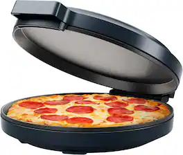 Chefman - Everything Maker 12” Countertop Electric Pizza Oven - Midnight