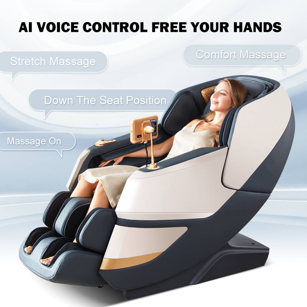 AI VOICE CONTROL FREE YOUR HANDS

- Stretch Massage
- Down The Seat Position
- Comfort Massage
- Massage On