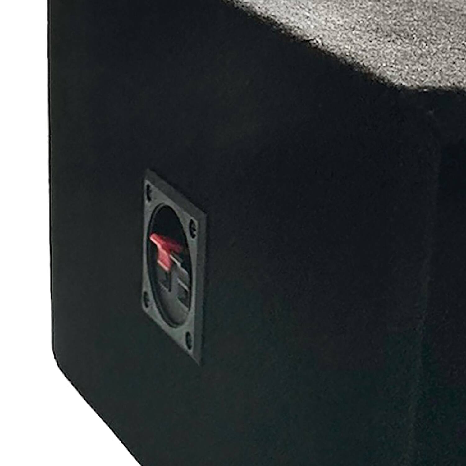 Angle. King Boxes - King Boxes A69 A69 6-in. X 9-in. Wedge Single-speaker Black Carpeted Enclosure For Car, Truck, Or Suv, Pair - Black.