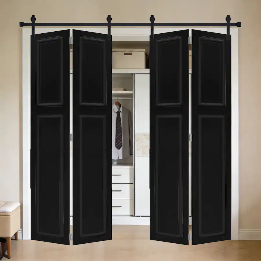 Boyel Living Interior Barn Door 64 in L x 0.75 in W x 96 in H with ...