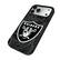Alt View 1. Keyscaper - Las Vegas Raiders Paisley iPhone Magnetic Bump Case - 16 Pro Max - Black.