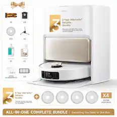 X1 X12 X3 X2 MOVA 3-Year Warranty* Reliable 3 Quality "Please refer to the MOVA official website for warranty details. Some models & parts may not be applicable. 30 details The MCVA Some official models website & parts 33 FI Oz) X1 VAOW 17 FI Oz) X1 EXTRA ACCESSORIES KIT X3 3-Year Warranty* Reliable X4 3 Quality + EXTRA a naher - the ait webnite do amanity ian -uma madeis a ports MOP PADS m na - Amplicable ALL-IN-ONE COMPLETE BUNDLE | Everything You Need in One Box