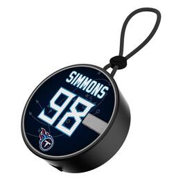 Keyscaper - Jeffery Simmons Tennessee Titans Bluetooth IP67 Waterproof Speaker - Black