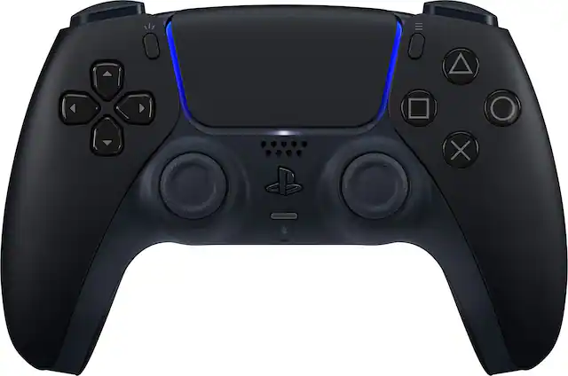 Front. Sony Interactive Entertainment - DualSense Wireless Controller + USB Cable for PC - Black.