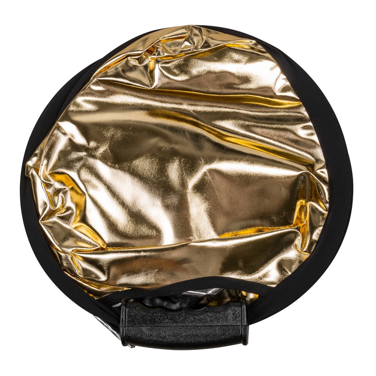 Alt View 3. Glow - Glow Circular Collapsible Reflector with Handles (32", Gold/Silver).