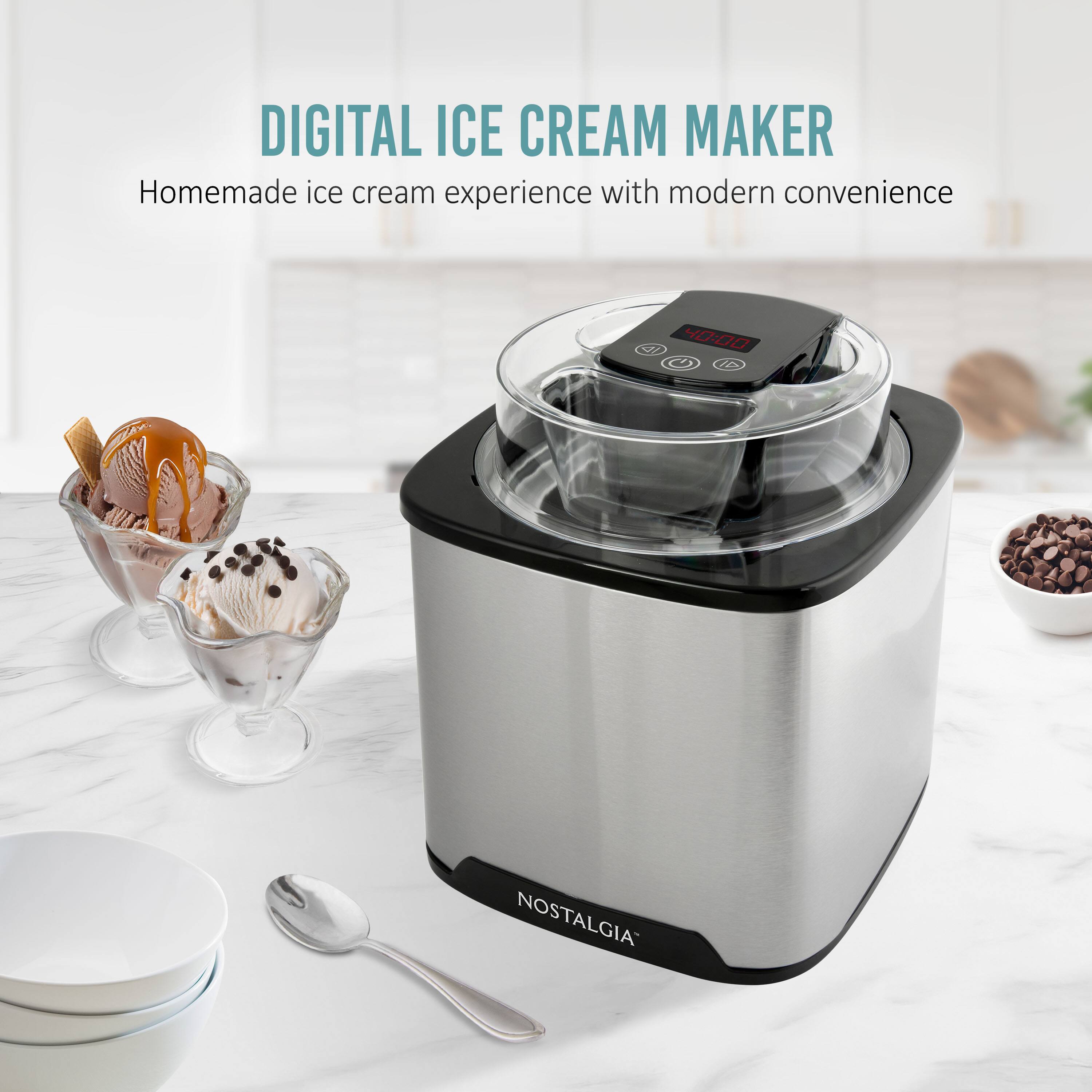 DIGITAL ICE CREAM MAKER  
Homemade ice cream experience with modern convenience  

NOSTALGIA