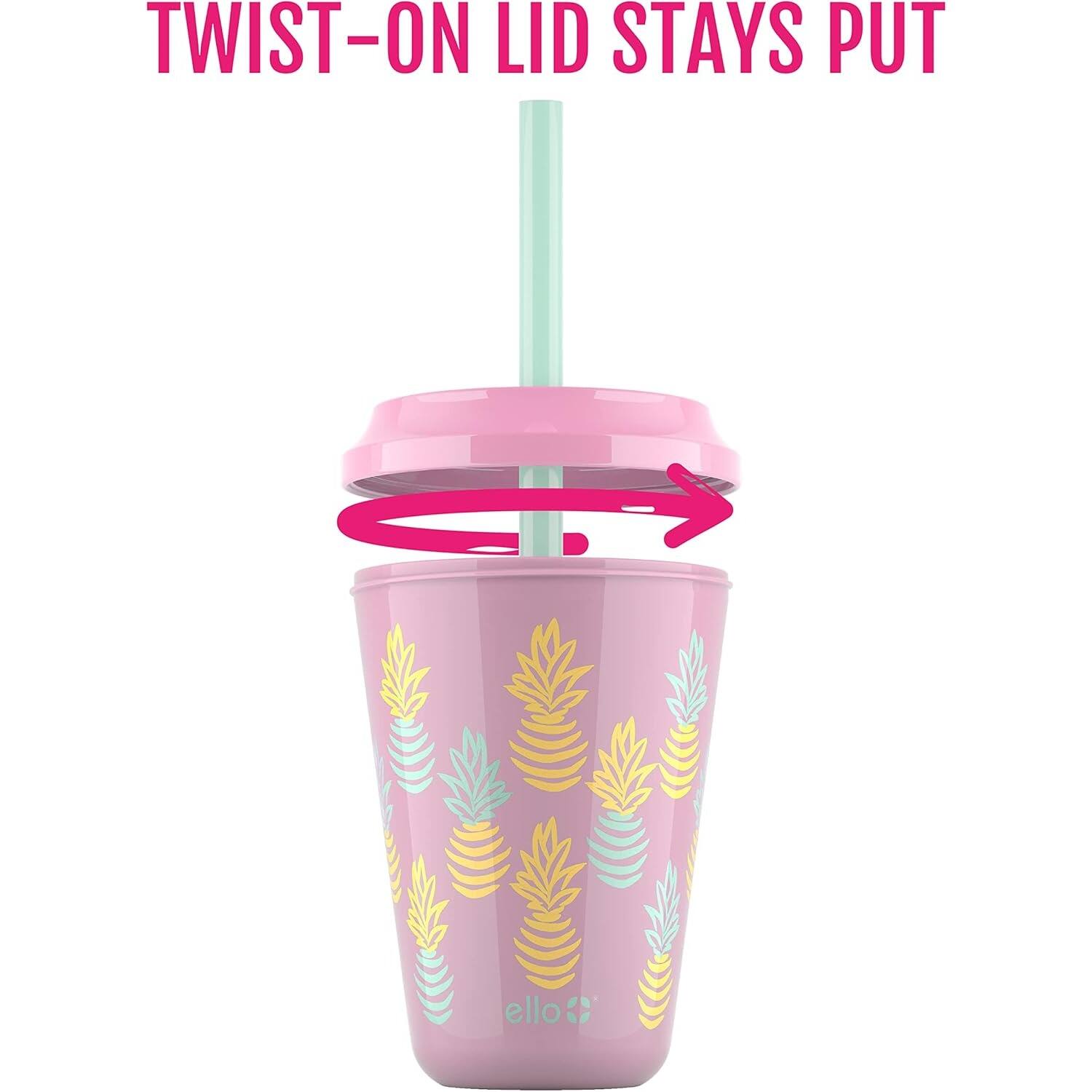 TWIST-ON LID STAYS PUT