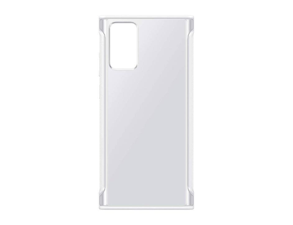 Front. Samsung - Samsung Galaxy Note 20 Clear Protective Case | Color: White - White.