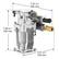 7.87 in / 200 mm
7.48 in / 190 mm
5.51 in / 140 mm