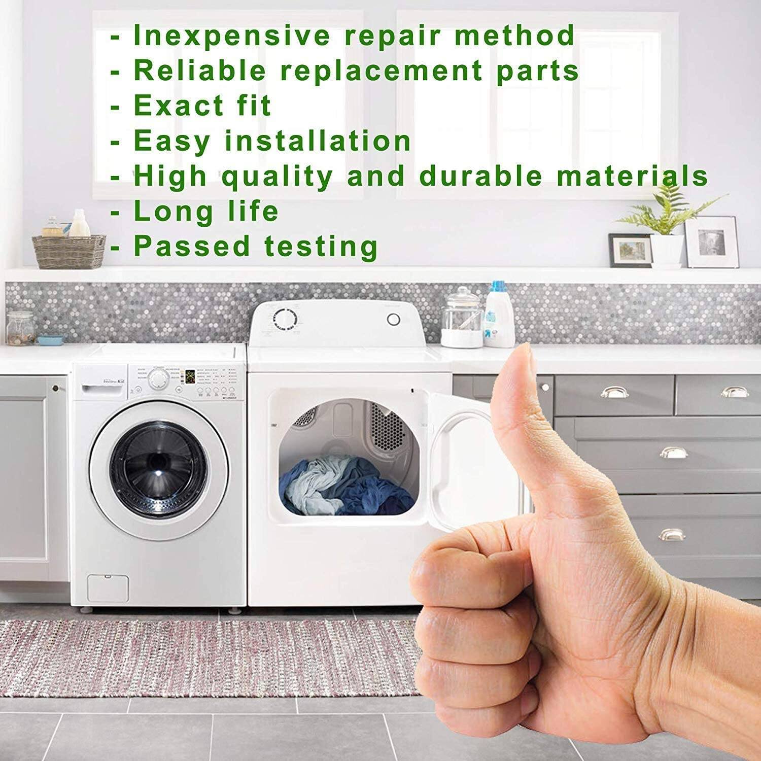 - Inexpensive repair method
- Reliable replacement parts
- Exact fit
- Easy installation
- High quality and durable materials
- Long life
- Passed testing