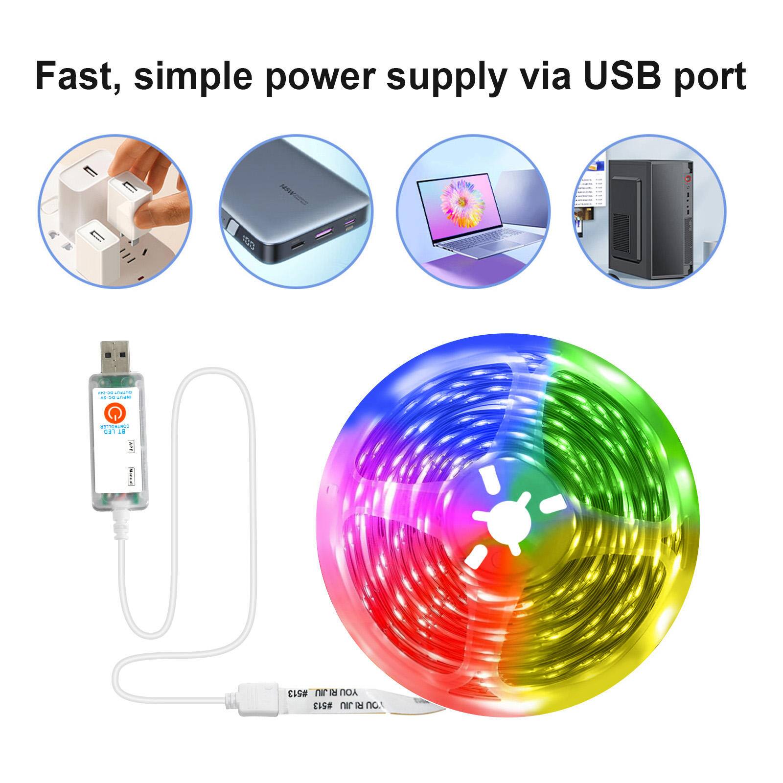 Fast, simple power supply via USB port