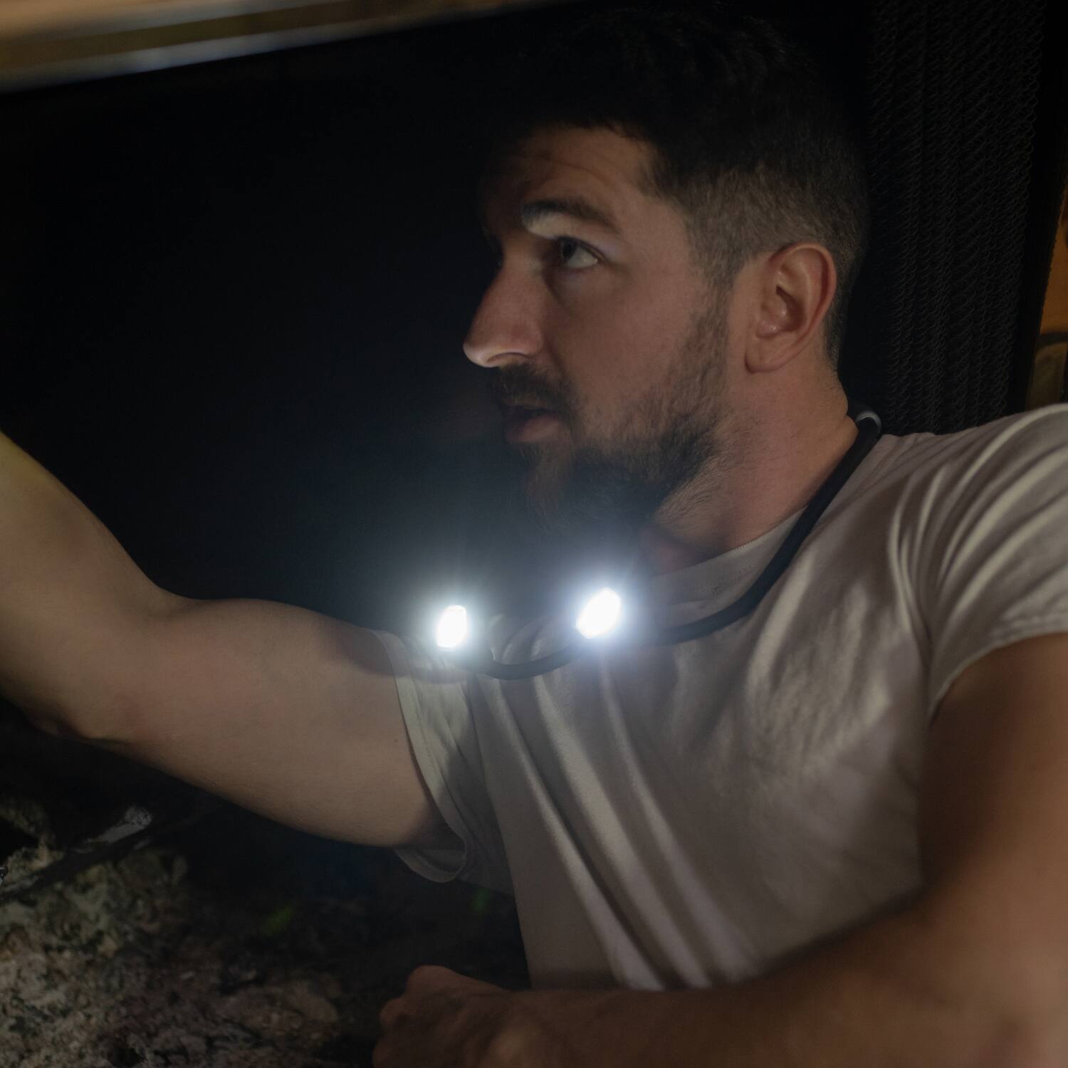 Alt View 2. Carson - 70-Lumen NL-10 Adjustable COB LED Neck Light.