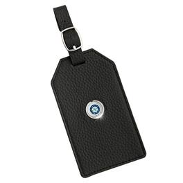 Jardine - Seattle Mariners Leather Luggage Tag - Black