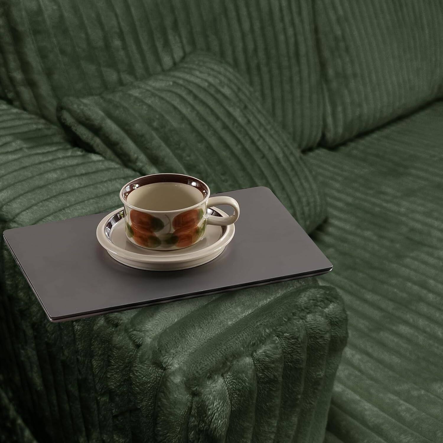 Alt View 5. Meqiodas - 4 Seater Oversized Modular Sectional Sofa, U Shaped Extra Large Corduroy Couch with Double Chaises - Green.