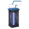 Front. Flowtron - Solar Bug Zapper 530 Sq Ft USB-C & Solar Rechargeable 4000mAh UV Insect Killer Lamp - Black.