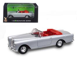1961 Bentley Continental S2 Park Ward DHC Convertible 1/43 Diecast Car Model by Road Signature - Silver