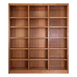 Concepts in Wood - 72 x 84 Wall Storage Unit Dry Oak Finish - Brown