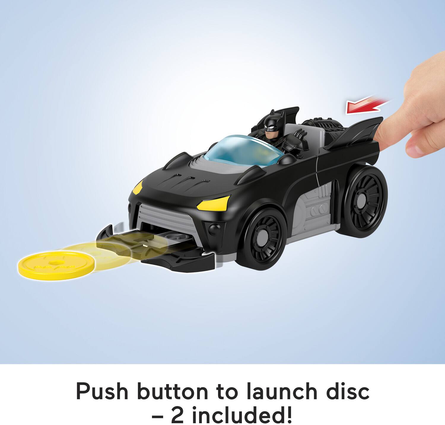Push button to launch disc - 2 included!