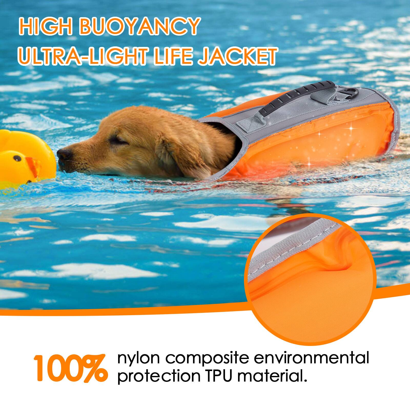 HIGH BUOYANCY  
ULTRA-LIGHT LIFE JACKET  

100% nylon composite environmental TPU material.