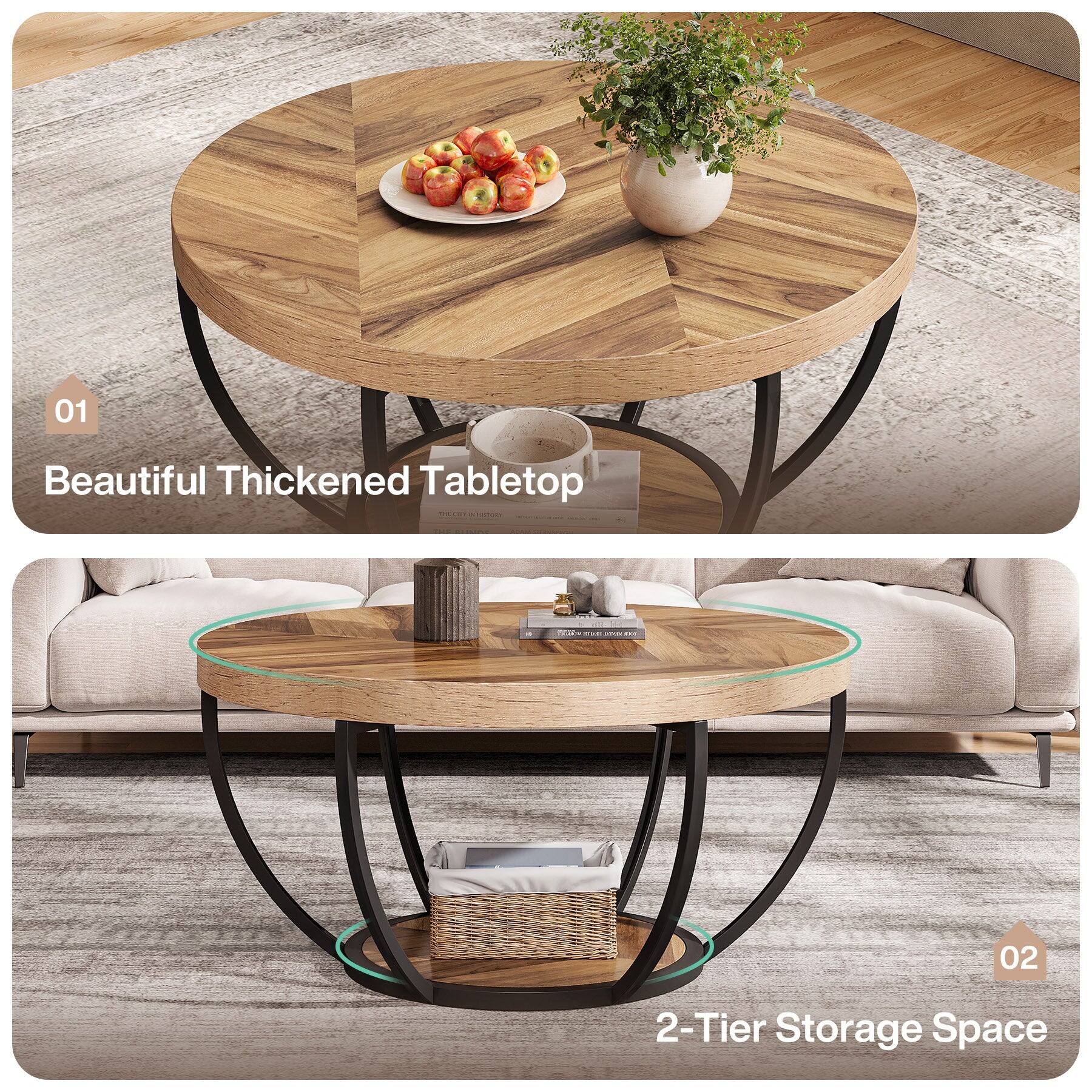01
Beautiful Thickened Tabletop

100 PLAY JIMA THE

02
2-Tier Storage Space