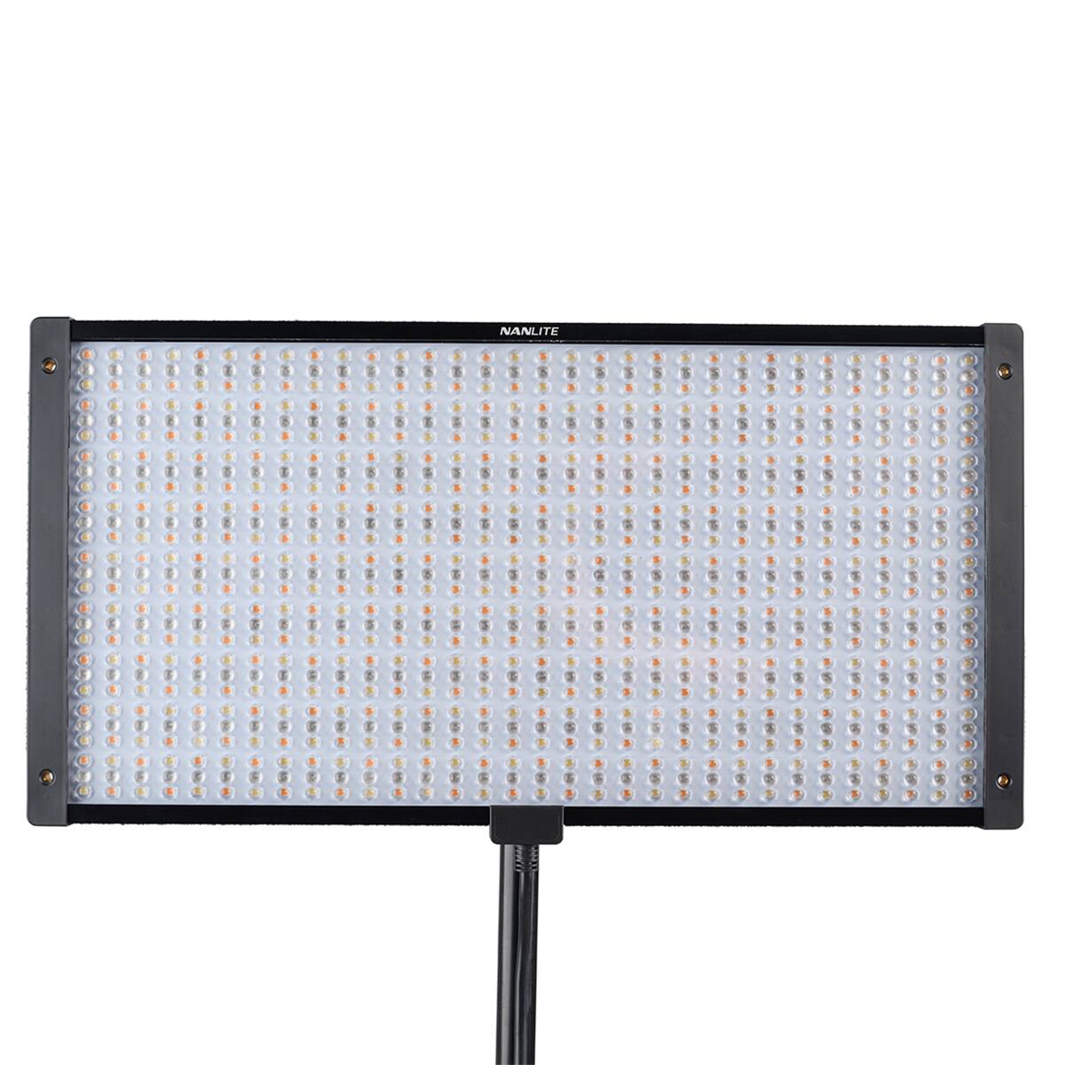 Alt View 2. NANLITE - Nanlite PavoSlim 120C 2x1 120W RGBWW LED Panel Light with CRMX.