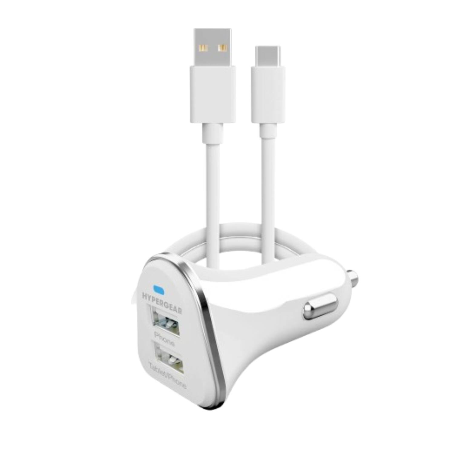 Stock Preferred - Hi-Power Dual USB 3.4A Car Charger for iPhone 15/16, Android Phones, Tablets, Earbuds & Cameras