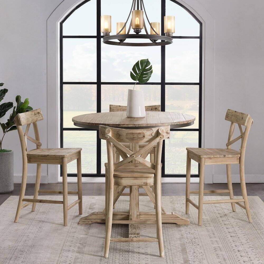 Alt View 7. Picket House Furnishings - Keaton Counter Height Stool - Beach.
