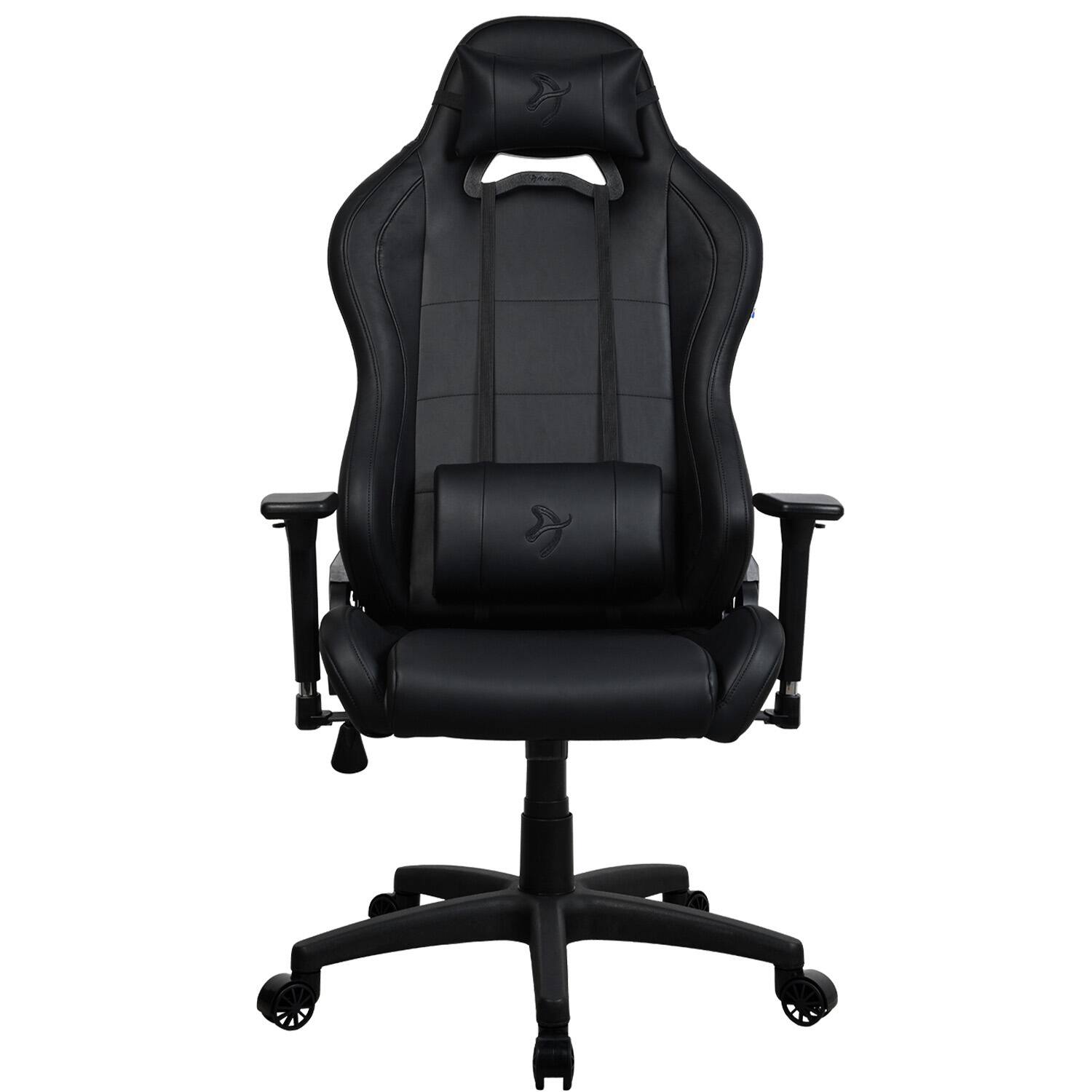 Angle. Arozzi - Torretta Soft PU Gaming Chair - Pure Black.