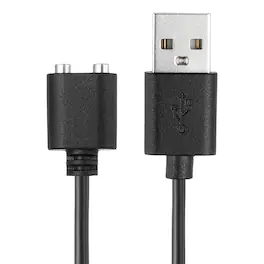 Unique Bargains - Magnetic USB DC Charger Cable, 7mm, 2.6ft, USB, Smart Protect, Single Polarity - for Toys & Toothbrush - Black