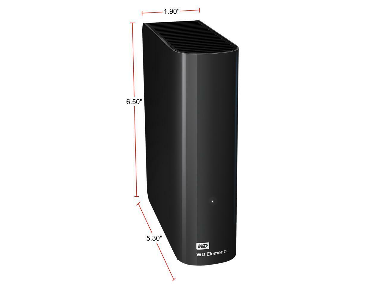 【使用感あり】【中古】 WD Elements外付HDD 10TB USB3.0 Western Digital WD Elements 10TB USB 3.0 Desktop External Hard