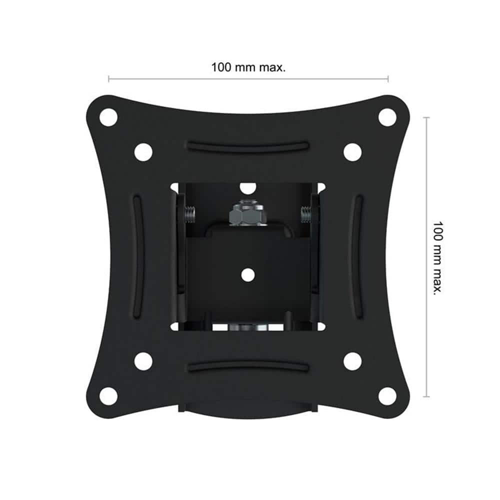 AVF - Steel Tilt and Turn Monitor Wall Mount for 13" to 27" Screens - Black