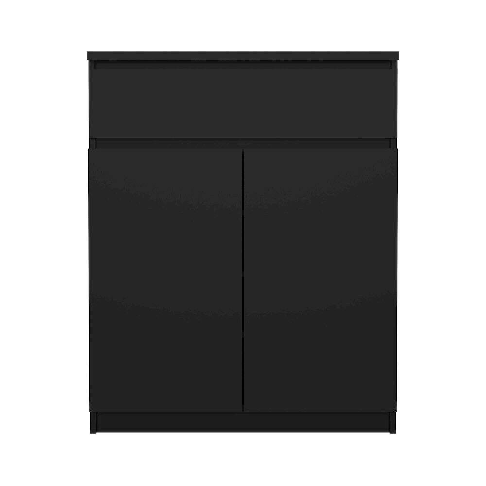 Left. Tvilum - Scottsdale 1 Drawer, 2 Door Sideboard Matte - Black.