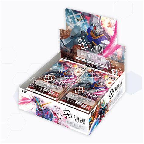 shop deals on gundam card game booster box GD01 New Type Rising Anime TCG.net these cards feature Zeon and Neo Zeon cards that can directly damage units Gundam Steel Requiem Booster