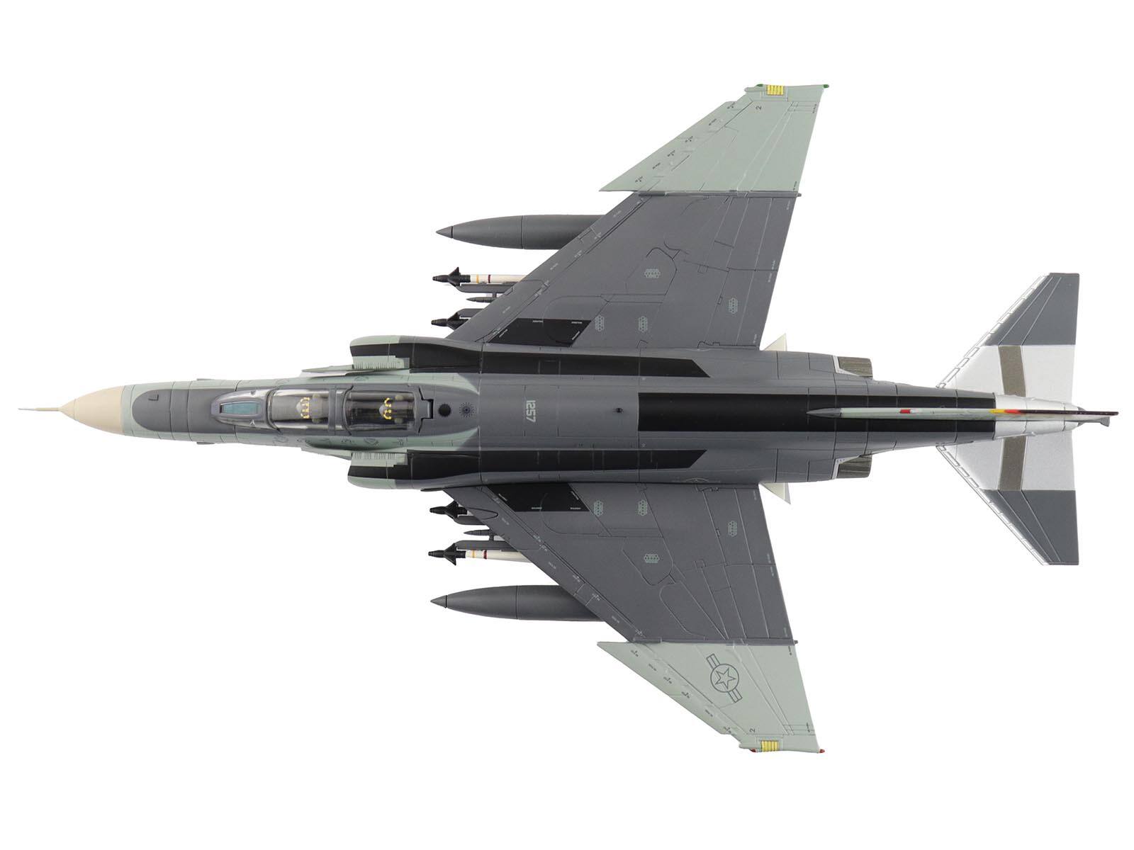 Left. Hobby Master - McDonnell Douglas F-4F Phantom II "AF72-257 20th FS 49th FW Holloman AFB" 2002 USAF "Air Power Series" 1/72 - Grey, Green, White.