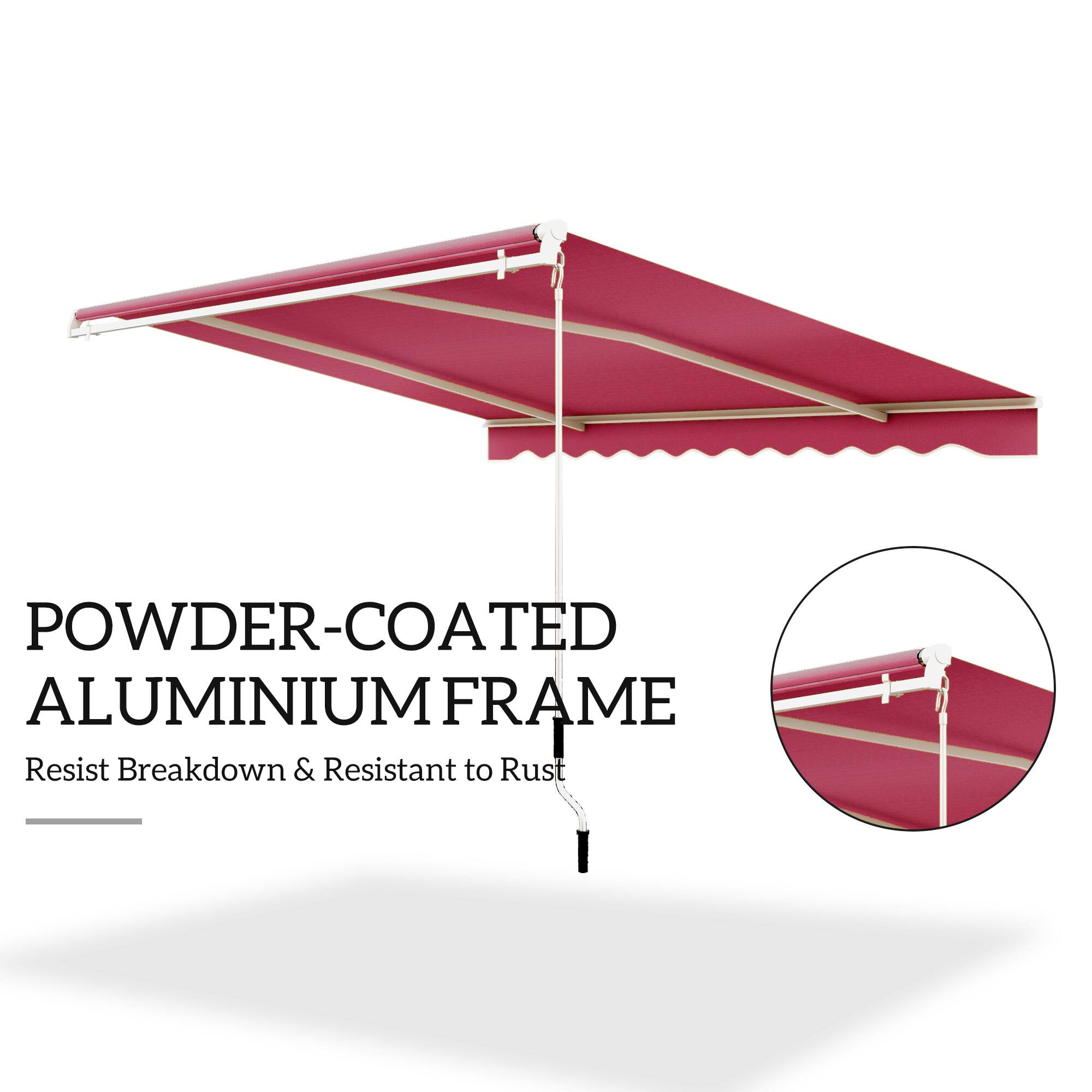 POWDER-COATED ALUMINIUM FRAME Resist Breakdown & Resistant to Rust