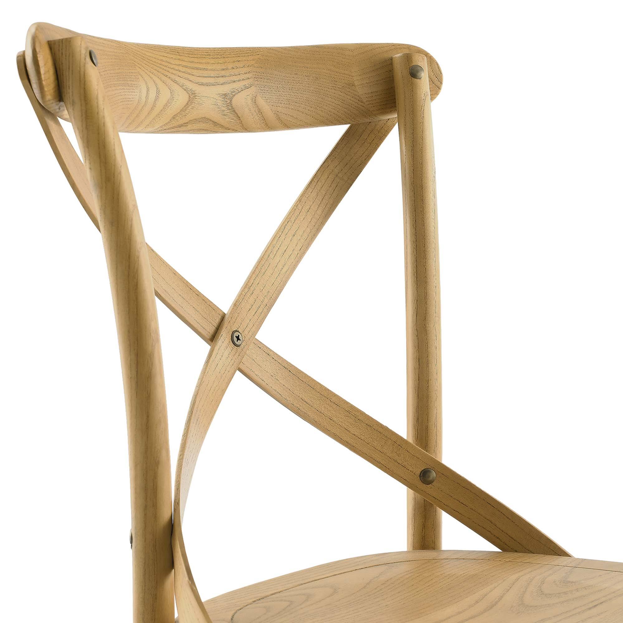 Alt View 4. Modway - Gear Dining Side Chair by Modway - Brown.