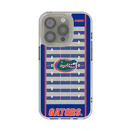 Keyscaper - NCAA - Florida Gators iPhone Clear Football Field Design Case - 15 - Multicolor