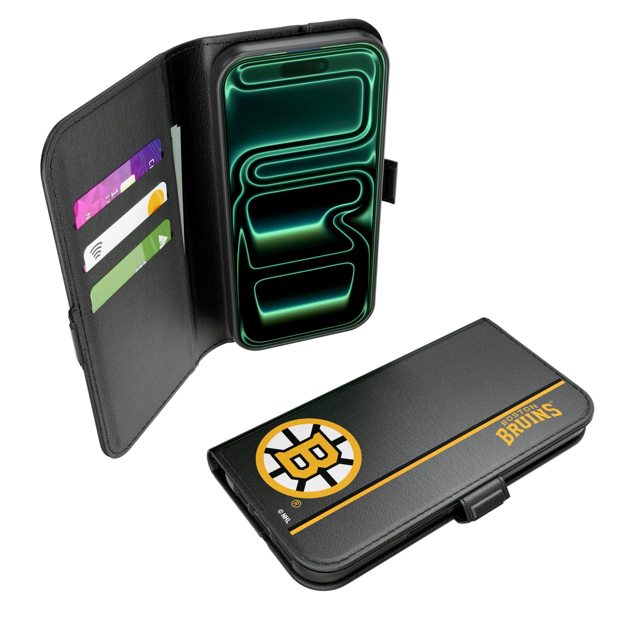 Keyscaper - NHL - Boston Bruins - iPhone Folio 2.0 Case - 17 Pro Max - Black price history on PriceWatchPro