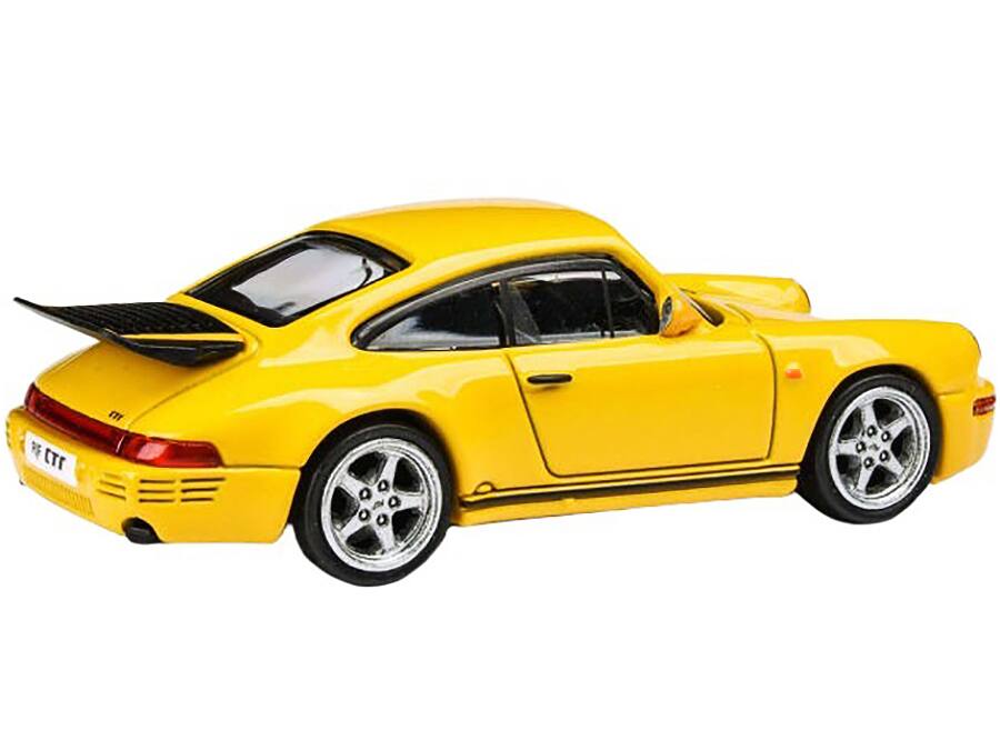Alt View 1. Paragon - 1987 RUF CTR Yellowbird Blossom Yellow 1/64 Diecast Model Car by Paragon.